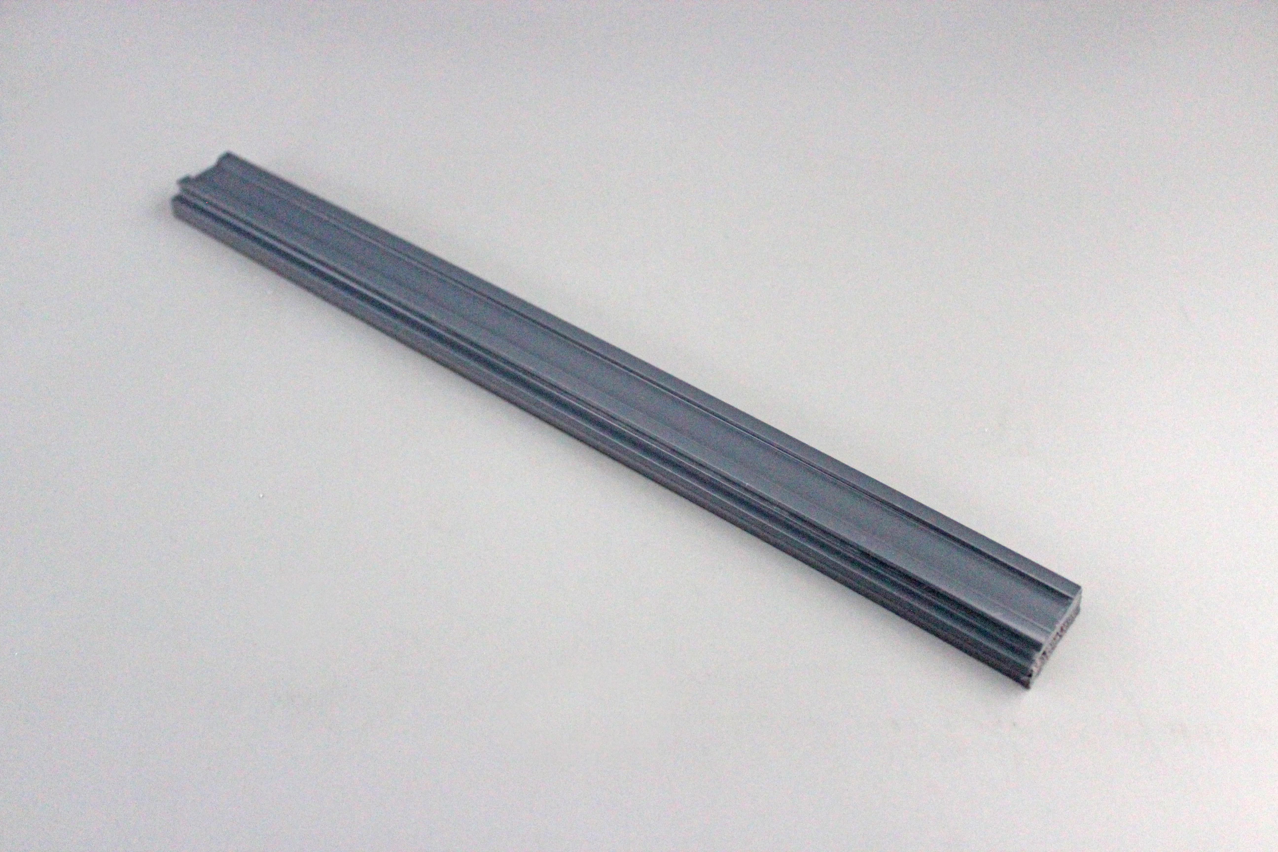 8 Ft Co Extruded Faceplate Dark Gray - SARATOGA STEP PARTS